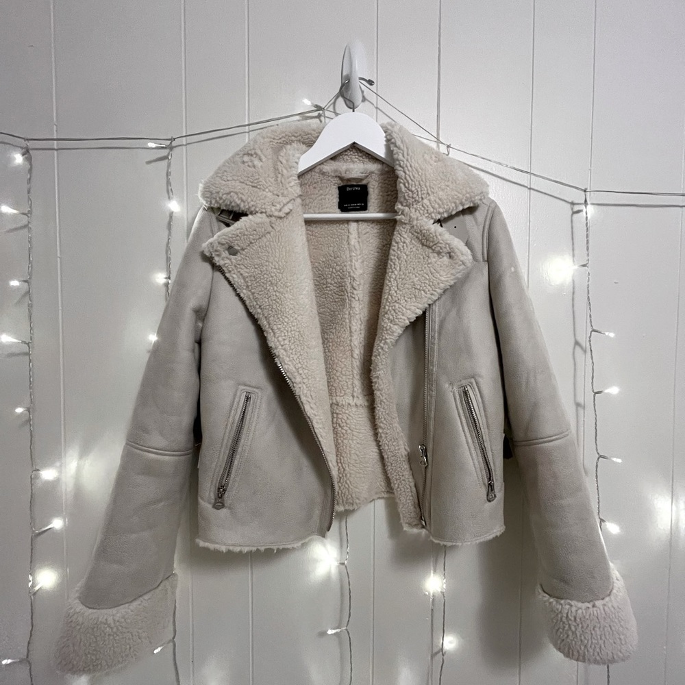 Bershka Teddy Aviator Jacket